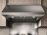 Elica - CALABRIA - Elica Pro - 48" W x 25" D x 18" H, 1200 CFM, Stainless - Wall Mount Hoods-ECL148S4