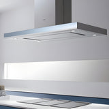 Elica - HAIKU ISLAND - Iconic - 12.5" W x 12 7/8" D, Stainless - Island Hoods- EHI613SS