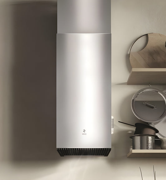 Elica - HAIKU - Iconic - 12 1/2" W x 12.5" - 15" D, Stainless - Wall Mount Hoods - EHK613SS