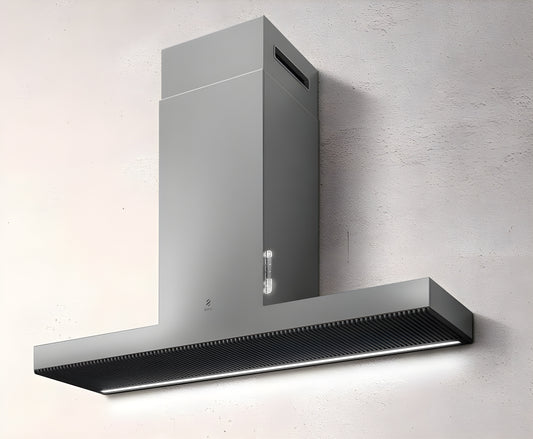 Elica - HAIKU - Iconic - 35 3/8" W x 12.5" - 15" D x 3 1/8" H, Stainless - Wall Mount Hoods - EHK636SS