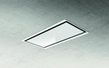 Elica - HILIGHT - Iconic - 40" W x 22" D x 11 3/4" H, White Glass Panel & White Metal Frame - Island Hoods -EHL640WH