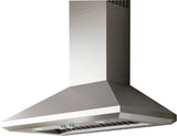 Elica - LEONE - Elica Pro - 36" W x 24" D x 12 1/8" H, 600 CFM Internal, Stainless - Wall Mount Hoods - ELN636SS