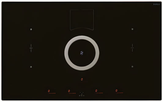 Elica - NIKOLA TESLA SWITCH -  - 36" W x 20 1/4" D x 8 1/4" H, Black Glass - Air Cooking Cooktops - ENS436BL