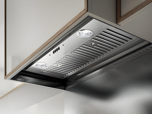 Elica - PALERMO - Techne - 28 1/4" W x 10 3/4" D x 9 1/2" H, Stainless - Insert Hoods - EPR628S1