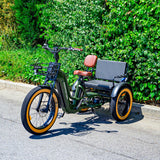 Addmotor 1000W 48V Grandtan Turbo Trike Mid Drive Fat Tire Electric Bike - EB-ADD-GTT-NBL