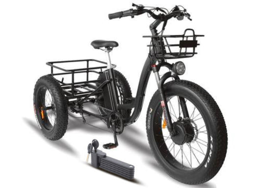 T4B 500W Trike 3-Wheel Cargo Fat Tire Electric Bike - EB-CARRIAGE