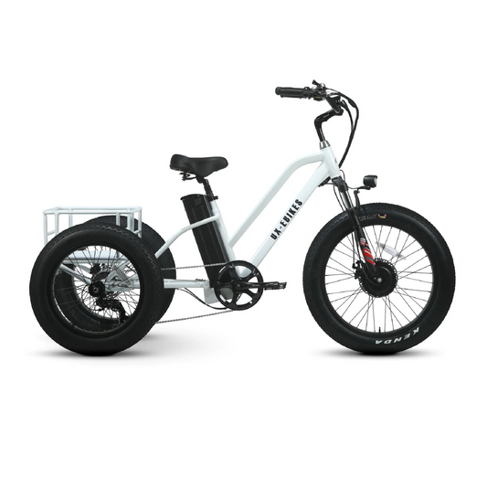 OX E-Bikes 500W Pro T-1 Fat Tire Cargo Electric Bike - EB-OX-T1PRO-BLK