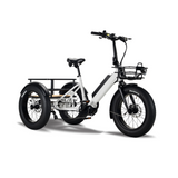 Surface 604 500W 48V Trio Mid Drive Folding Step-Thru Fat Tire Trike Electric Bike - EB-S6-TRIO-GRY