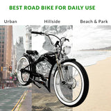 Tracer 500W 26" Twenty5 GTS Cruiser Electric Bike - MB-EB-TWENTY5-GTS-BK/ PLS