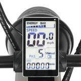 Tracer 800W 26" Loiter Cruiser Fat Tire Electric Bike - MB-EB-LOITER-M-BK/BK