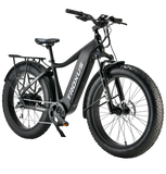 Troxus 750W 26" Explorer Step Over Fat Tire Electric Bike - EB-TX-EXPL-SO-BLK