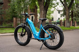 Troxus 750W 26" Explorer Step-Thru Fat Tire Electric Bike  - EB-TX-EXPL-ST-BLK