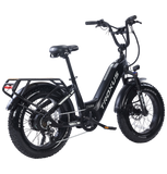 Troxus 750W 20" Lynx Step-Thru Fat Tire Electric Bike - EB-TX-LYNX-BLK