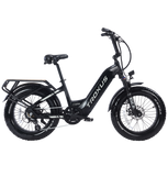 Troxus 750W 20" Lynx Step-Thru Fat Tire Electric Bike - EB-TX-LYNX-BLK