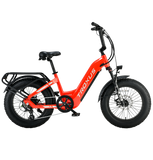 Troxus 750W 20" Lynx Step-Thru Fat Tire Electric Bike - EB-TX-LYNX-BLK