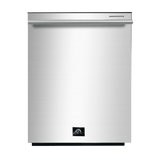 Forno Appliance Package - 30 Inch Gas Range, Range Hood, Refrigerator, Microwave Drawer, Dishwasher, Wine Cooler, AP-FFSGS6275-30-W-9