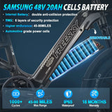 FREESKY Rocky 750 w Ready to Ride Step Thru Ebike 20x4 Electric Cargo eBike - FREES|CARGO|BLACK|0593