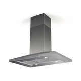 Faber Dama Isola Island Mount Range Hood With Sizing Options In Stainless Steel - DAMAIS36SSV