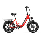 Kingbull Literider | All-Terrain Folding Electric Fat Bike - KLR-GZWHITE
