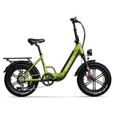 Kingbull Literider | All Terrain Folding Electric Fat Bike - KLR-BLACK