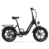 Kingbull Literider | All Terrain Folding Electric Fat Bike - KLR-BLACK
