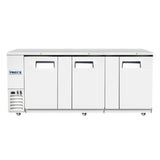 Frigos 89" Three Door Stainless Steel Back Bar Refrigerator - FGA-BBR-3D-90