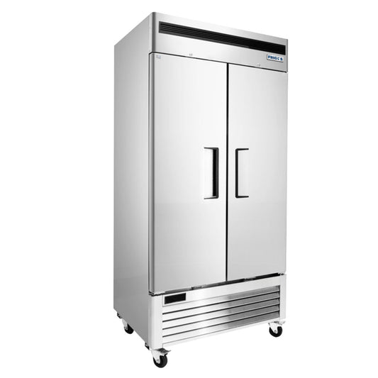 Frigos39.5" Two Door Bottom Mount Slim Reach In Freezer 28.5 Cu. Ft. -  FGA-BMF-2D-40