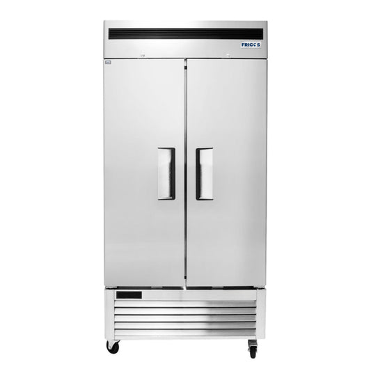 Frigos39.5" Two Door Bottom Mount Slim Reach In Freezer 28.5 Cu. Ft. -  FGA-BMF-2D-40