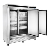 Frigos 81.90'' Bottom Mounted (3) Solid Door Reach-In Refrigerator 67.99 cu. ft - FGA-BMR-3D-82 .
