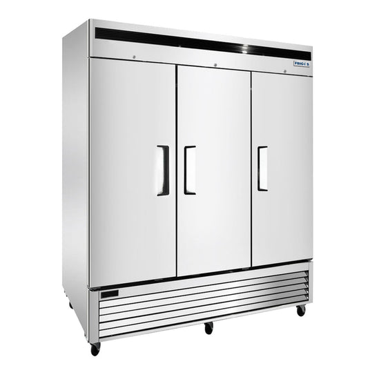 Frigos 81.90'' Bottom Mounted (3) Solid Door Reach-In Refrigerator 67.99 cu. ft - FGA-BMR-3D-82 .