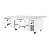 Frigos 76" (4) Drawer Refrigerated Chef Base with Extended Top - FGA-CB-4DR-78