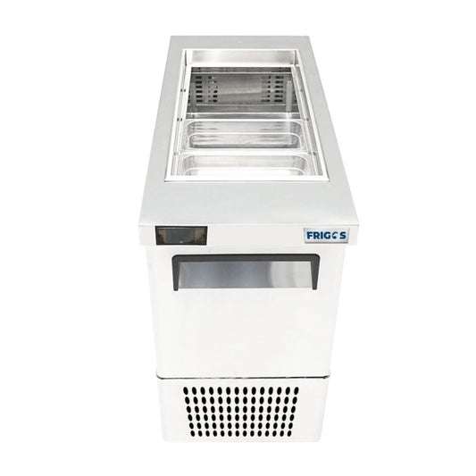 Frigos  17" Slim Sandwich Prep Table - FGA-SPT-8P-17-NC