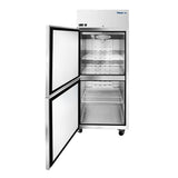 Frigos FGA-TMR-2HD-29-L 28.70'' Top Mounted (2) Half Door Reach-In Refrigerator 21.4 Cu. Ft. Left Hinged - FGA-TMR-2HD-29-L