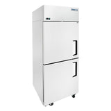 Frigos FGA-TMR-2HD-29-L 28.70'' Top Mounted (2) Half Door Reach-In Refrigerator 21.4 Cu. Ft. Left Hinged - FGA-TMR-2HD-29-L