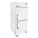 Frigos 29" Top Mount (2) Half Door Reach In Refrigerator 21.4 Cu. Ft. - FGA-TMR-2HD-29
