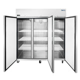 Frigos  77.80" Top Mount Reach In Three Door Refrigerator 64.9 Cu. Ft. - FGA-TMR-3D-78