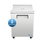Frigos FG-SWPT-29 Prep Table, 29" 1-Door, SS Floor