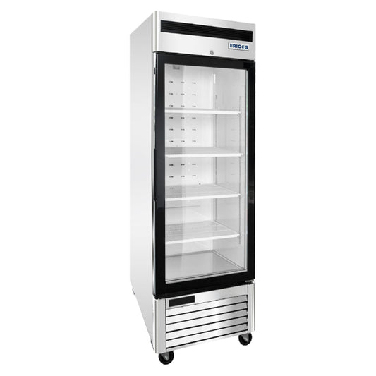 Frigos Stainless Steel Glass Door Reach-In Freezer Frigos FGA-BMF-1GD-27 19.1 Cu. Ft. - FGA-BMF-1GD-27