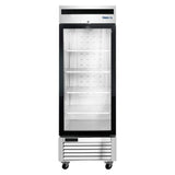 Frigos Stainless Steel Glass Door Reach-In Freezer Frigos FGA-BMF-1GD-27 19.1 Cu. Ft. - FGA-BMF-1GD-27