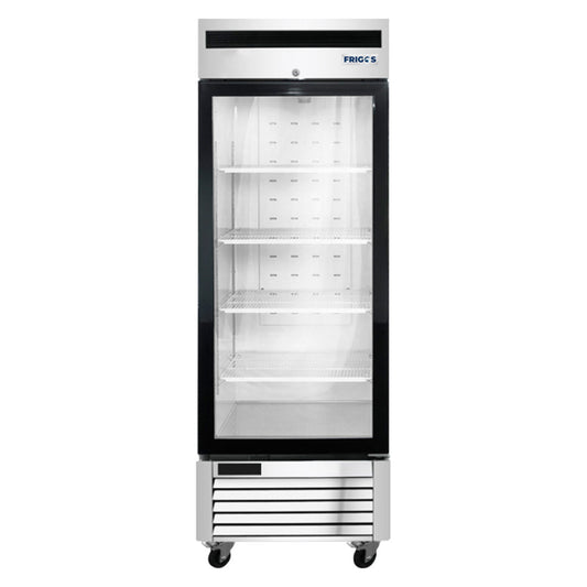 Frigos Stainless Steel Glass Door Reach-In Freezer Frigos FGA-BMF-1GD-27 19.1 Cu. Ft. - FGA-BMF-1GD-27
