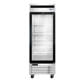 Frigos Stainless Steel Glass Door Reach-In Refrigerator Frigos&nbsp; 19.1 Cu. Ft. - FGA-BMR-1GD-27