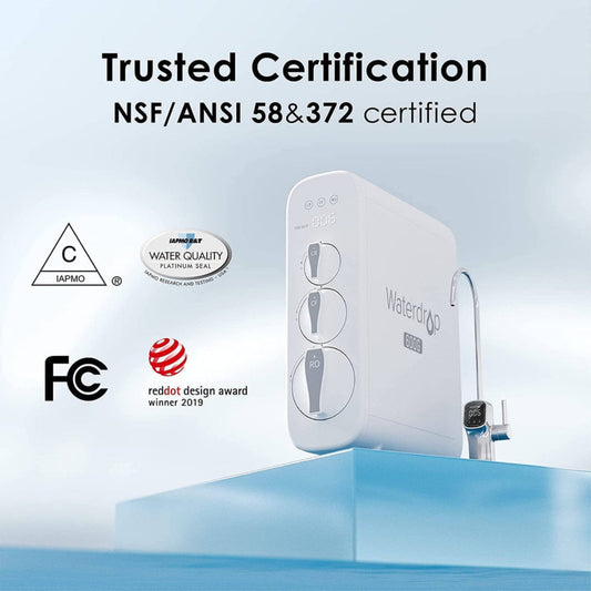 Waterdrop Filter G3P600 Tankless Reverse Osmosis Water Filter System, 600GPD - WD-G3P600