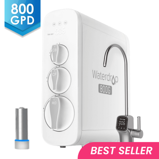 Waterdrop Filter Tankless Reverse Osmosis Water Filter System, 800GPD - WD-G3P800-W