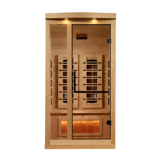 iDeal Dynamic Saunas 2025 Reserve Edition GDI-8010-03 Full Spectrum with Himalayan Salt Bar - GDI-8010-03