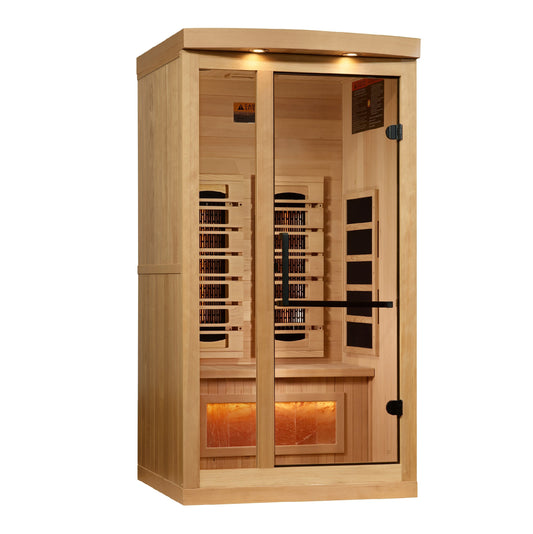 iDeal Dynamic Saunas 2025 Reserve Edition GDI-8010-03 Full Spectrum with Himalayan Salt Bar - GDI-8010-03