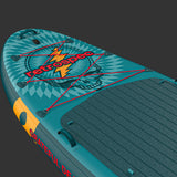 Retrospec Weekender Crew Multi-Person Inflatable Stand Up Paddle Board 12’ - 5745