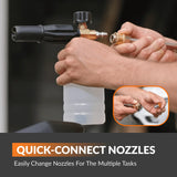 Giraffe Tools Grandfalls Retractable Pressure Washer 2.0 GPM 2400 PSI (Upgraded Model) New - HP135-G30B