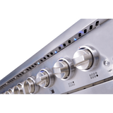 Thor Kitchen 48 in. 6.7 cu. ft. Professional Natural Gas Range in Stainless Steel, HRG4808U