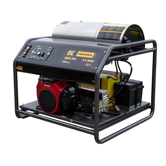 BE Power 4,000 PSI - 5.5 GPM Hot Water Pressure Washer with Honda GX690 Engine and AR Triplex Pump - PowerGen USA - HW4024HA12V