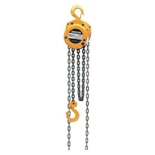 Harrington CF015-10 Hand Chain Hoist with 3000lb Capacity & 10FT Chain Fall - Reconditioned - Harrington CF015-10